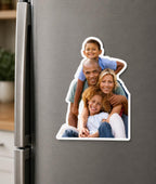 Personalized Acrylic Photo Magnet, Custom Cutout Fridge Magnet, Family Picture Gift, Refrigerator Decor