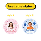 Personalized Kids Birthday Stickers, Custom Photo Birthday Stickers, Waterproof Stickers, Personalized Party Favors, Personalized Stickers