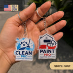 Custom Business Logo Acrylic Keychains, Personalized Company Keychains, Branded Promotional Keychains, Bulk Logo Keyrings Gift for her, him
