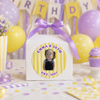 Personalized Birthday Stickers with Photo, Waterproof Custom Birthday Cup Stickers, Birthday Stickers Personalized, 6 Styles