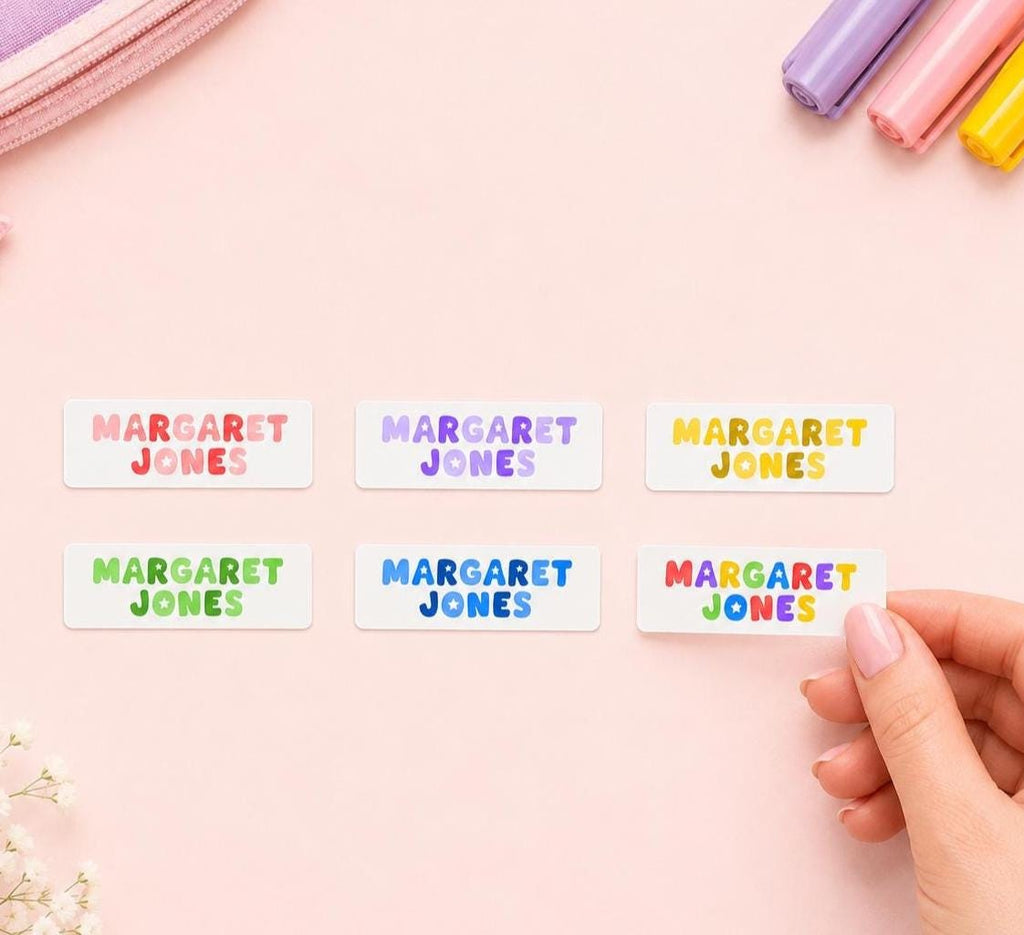 School Labels, Back to School Gift for Kids, Kids Name Stickers, Daycare Name Labels, Waterproof Name Labels, Custom Name Stickers