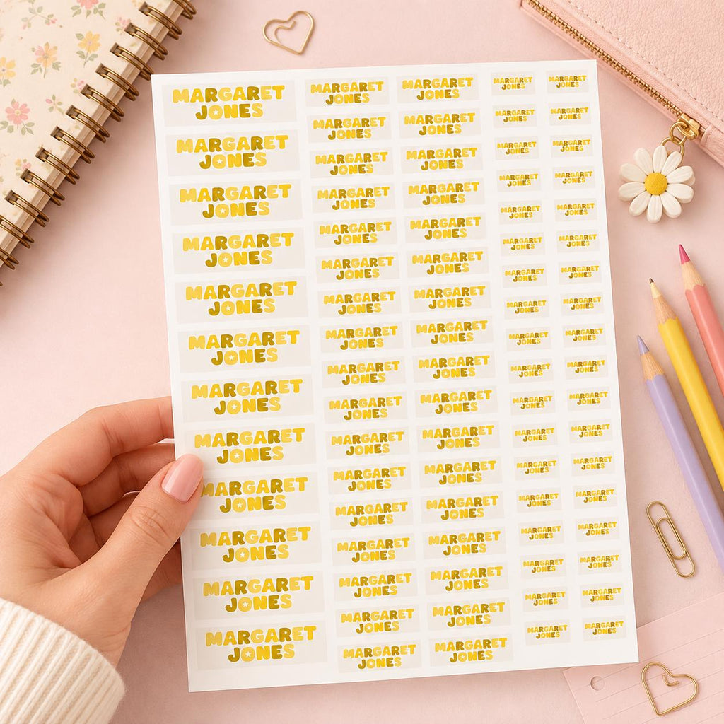 School Labels, Back to School Gift for Kids, Kids Name Stickers, Daycare Name Labels, Waterproof Name Labels, Custom Name Stickers
