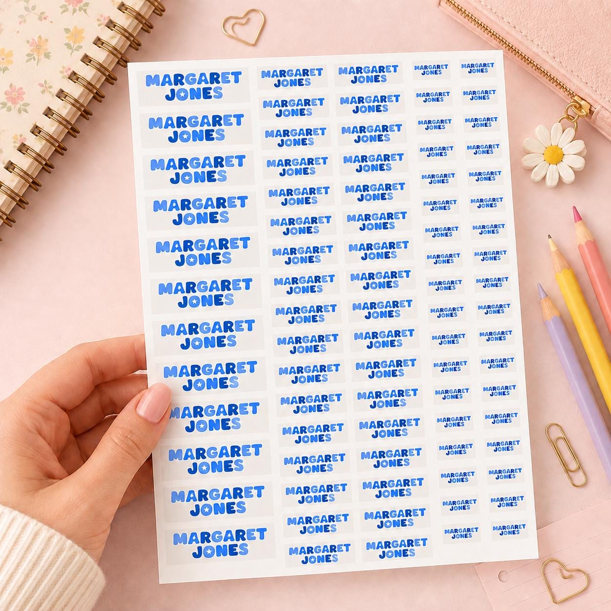 School Labels, Back to School Gift for Kids, Kids Name Stickers, Daycare Name Labels, Waterproof Name Labels, Custom Name Stickers