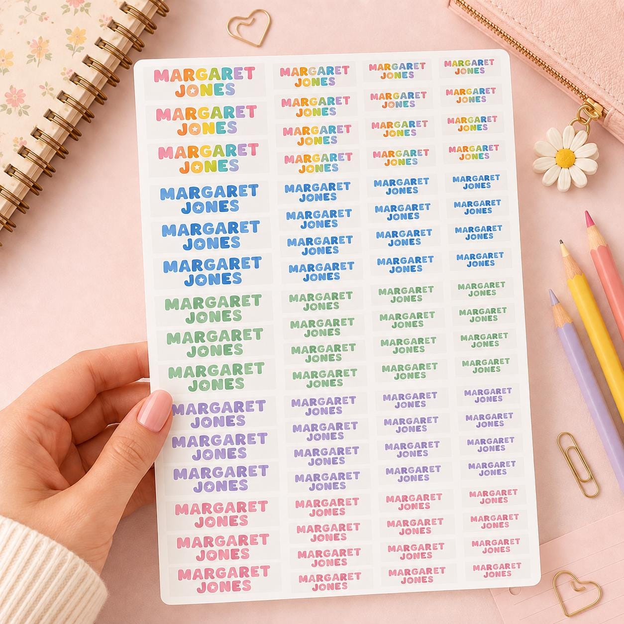 School Labels, Back to School Gift for Kids, Kids Name Stickers, Daycare Name Labels, Waterproof Name Labels, Custom Name Stickers
