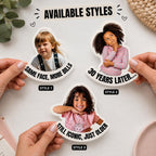 Personalized Stickers, Birthday Stickers Personalized, Custom Birthday Stickers, Custom Photo Stickers, Birthday Cup Stickers