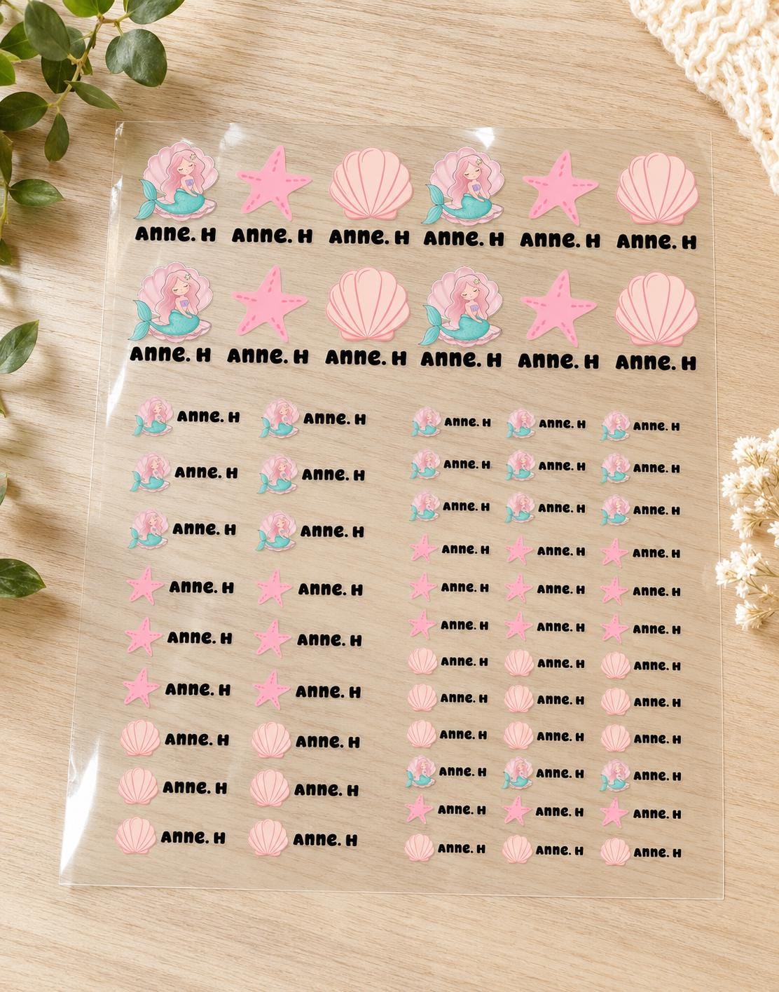 3D Embossed Name Label Stickers, Personalized UV DTF Name Stickers, Waterproof School Labels, Kids Water Bottle & Lunch Box Labels
