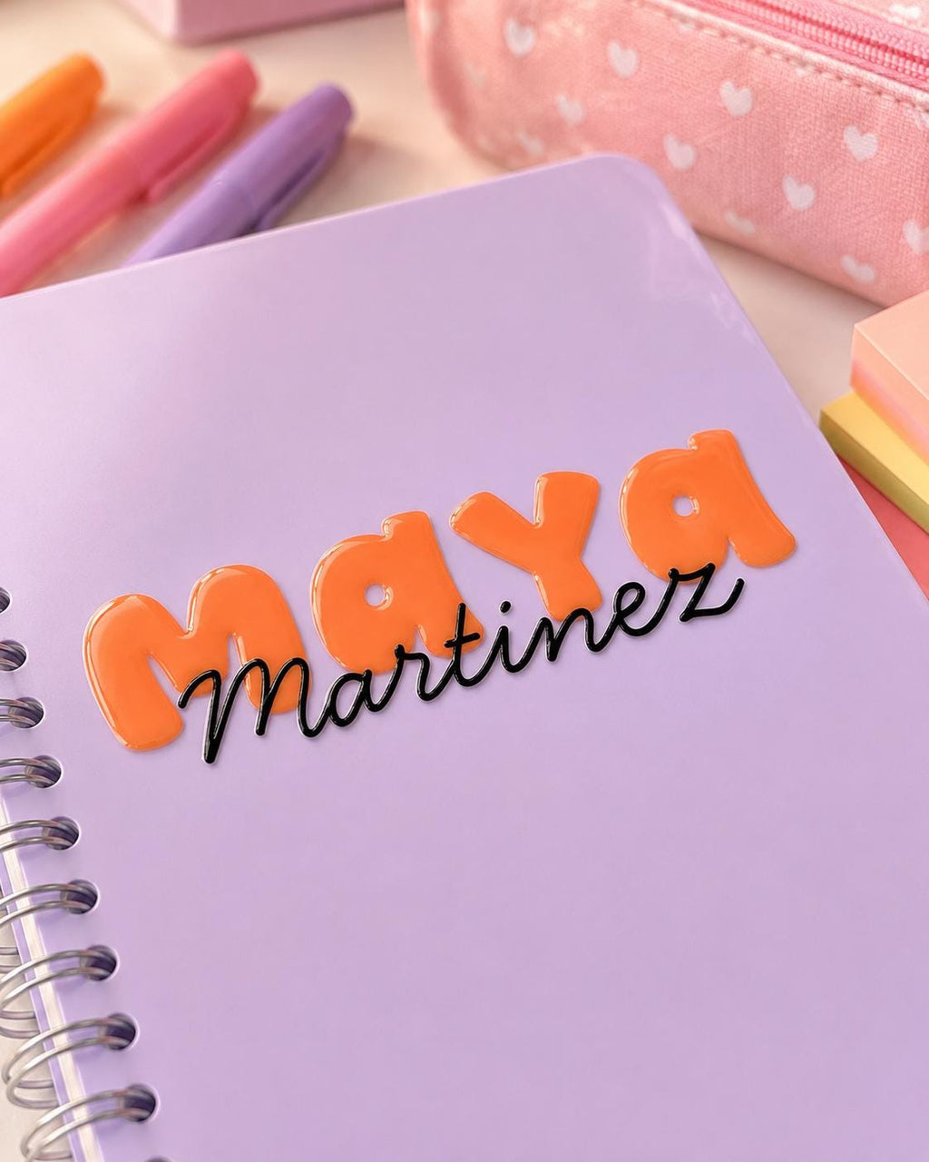 3D Embossed Name Label Stickers, Personalized UV DTF Name Stickers, Waterproof School Labels, Custom Kids Name Decals, Lunch Box Labels