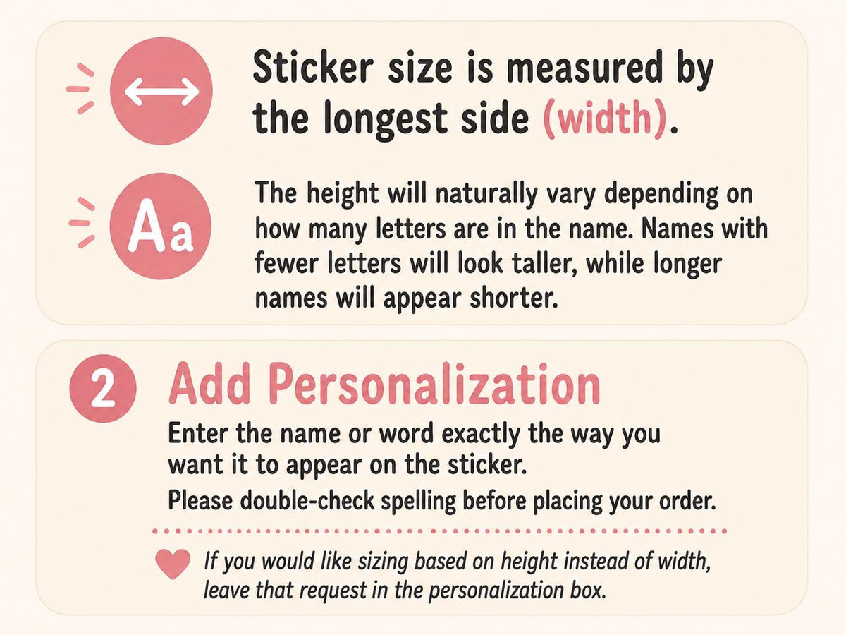 3D Embossed Name Label Stickers, Personalized UV DTF Name Stickers, Waterproof School Labels, Custom Kids Name Decals, Lunch Box Labels