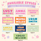Backpack Name Tag, Personalized Name Keychain, Custom Acrylic Keychain, Kids Backpack Charm, Custom Name Tag, School Bag Tag