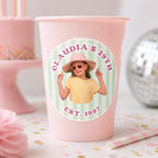 Personalized Birthday Stickers with Photo, Waterproof Custom Birthday Cup Stickers, Birthday Stickers Personalized, 6 Styles