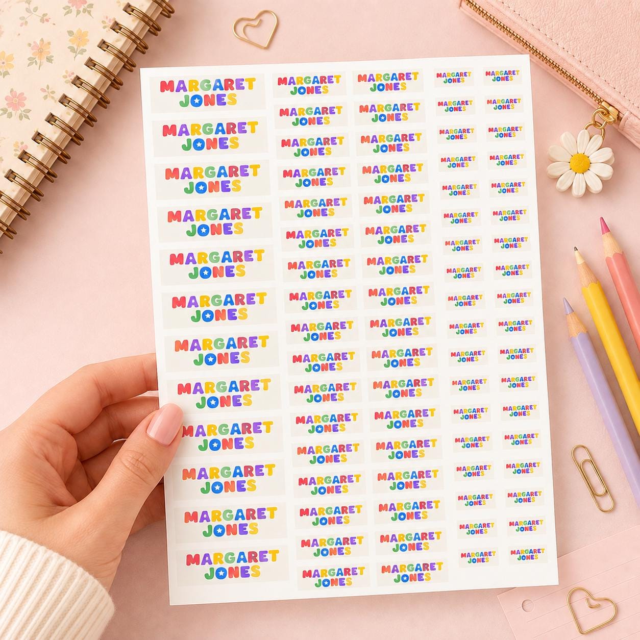 School Labels, Back to School Gift for Kids, Kids Name Stickers, Daycare Name Labels, Waterproof Name Labels, Custom Name Stickers