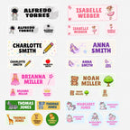 School Labels, Back to School Gift for Kids, Kids Name Stickers, Daycare Name Labels, Waterproof Name Labels, Custom Name Stickers