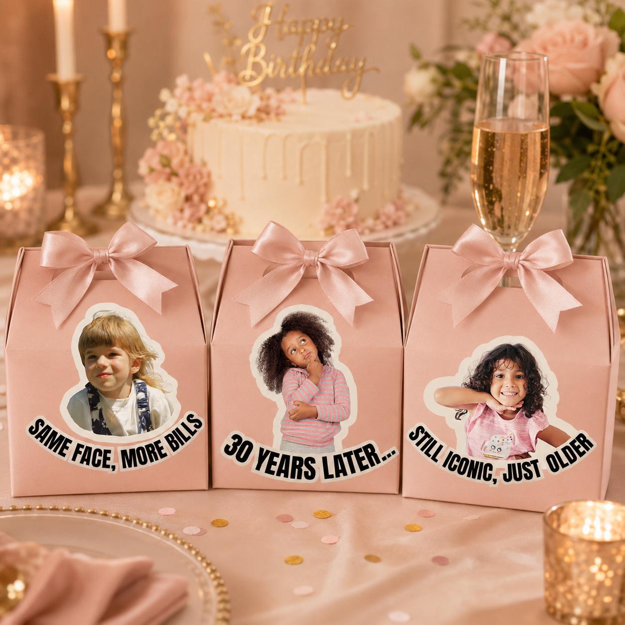 Personalized Stickers, Birthday Stickers Personalized, Custom Birthday Stickers, Custom Photo Stickers, Birthday Cup Stickers