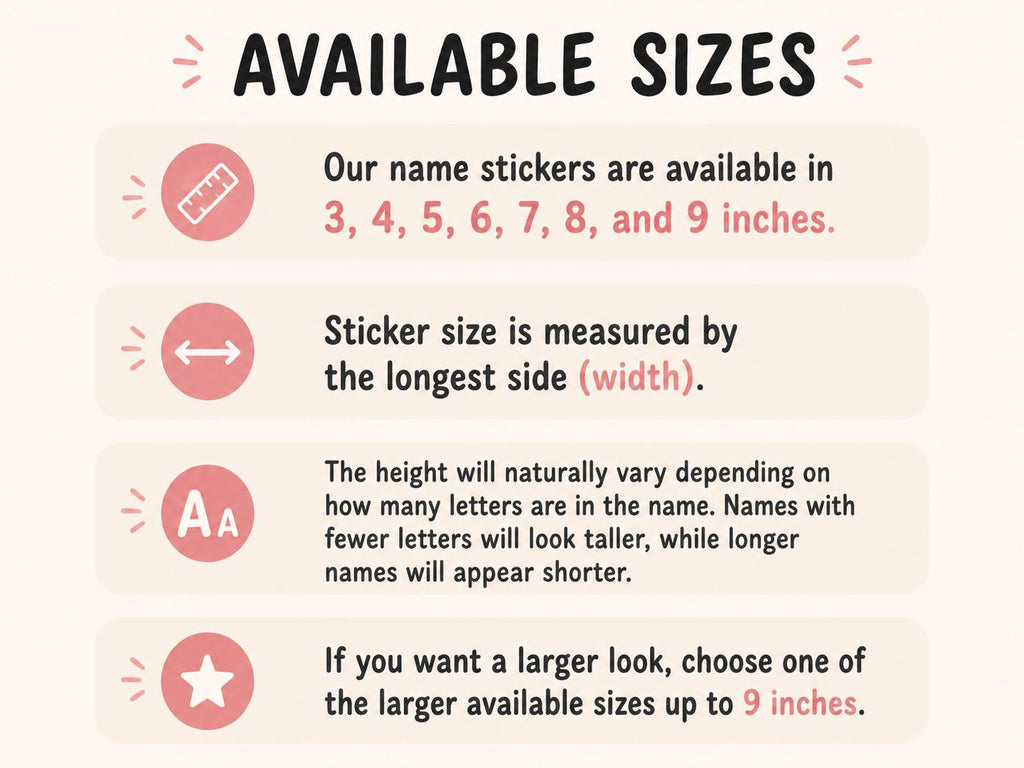 Personalized Name Sticker, Waterproof School Label, Custom Vinyl Decal for Water Bottle, Lunch Box, Notebook, Kids Name Decal