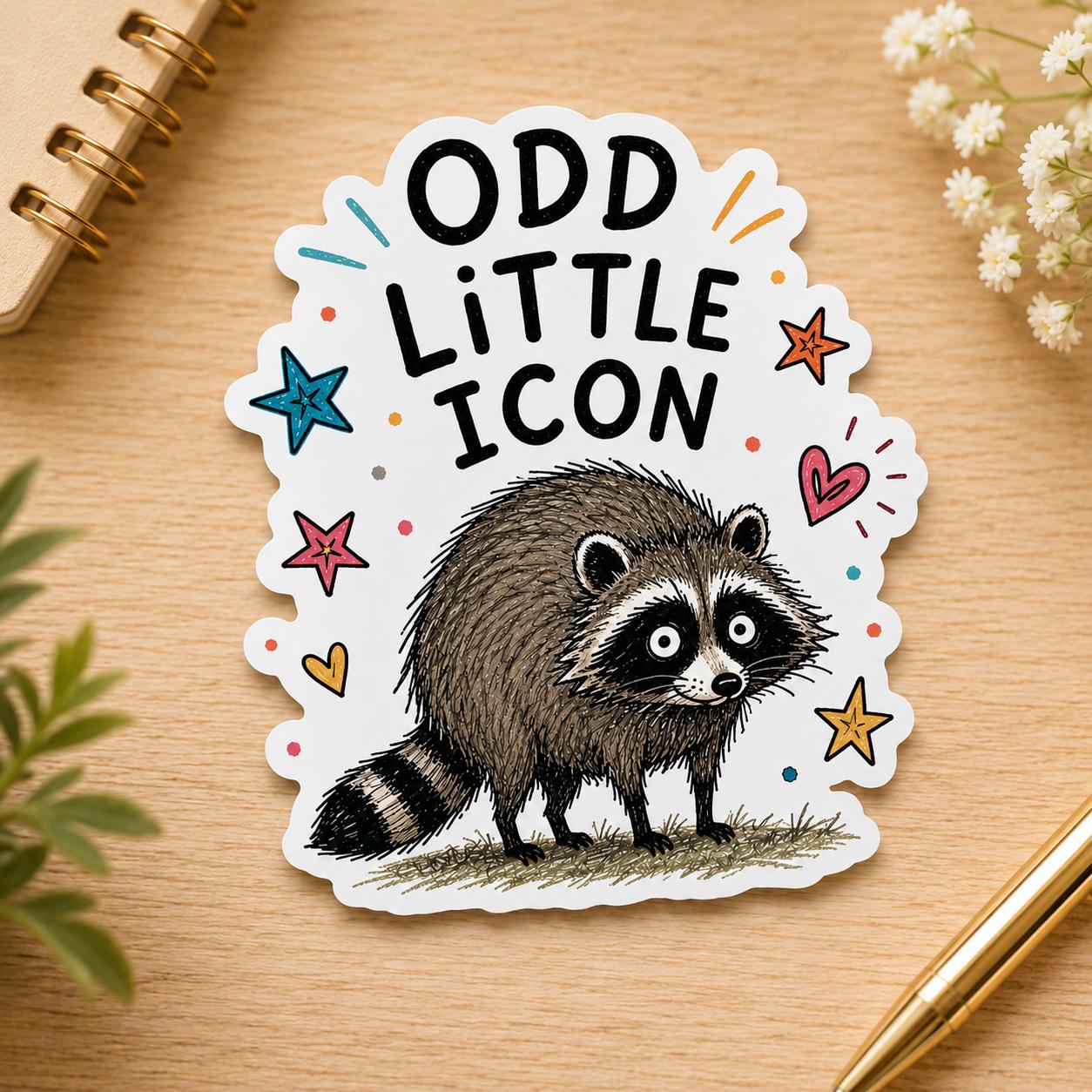 Viral Jimothy Raccoon Stickers Pack, 13 Funny & Cute Waterproof Raccoon Stickers, Viral Meme Animal Decals, 2 Inch Sticker Set