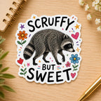 Viral Jimothy Raccoon Stickers Pack, 13 Funny & Cute Waterproof Raccoon Stickers, Viral Meme Animal Decals, 2 Inch Sticker Set