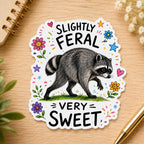 Viral Jimothy Raccoon Stickers Pack, 13 Funny & Cute Waterproof Raccoon Stickers, Viral Meme Animal Decals, 2 Inch Sticker Set