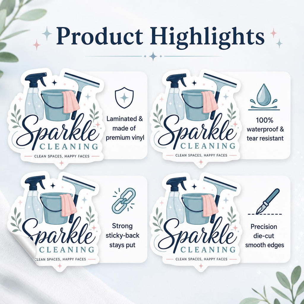 Custom Logo Stickers for Business, Personalized Business Stickers, Die Cut Logo Stickers, Custom Brand Stickers, Small Business Stickers