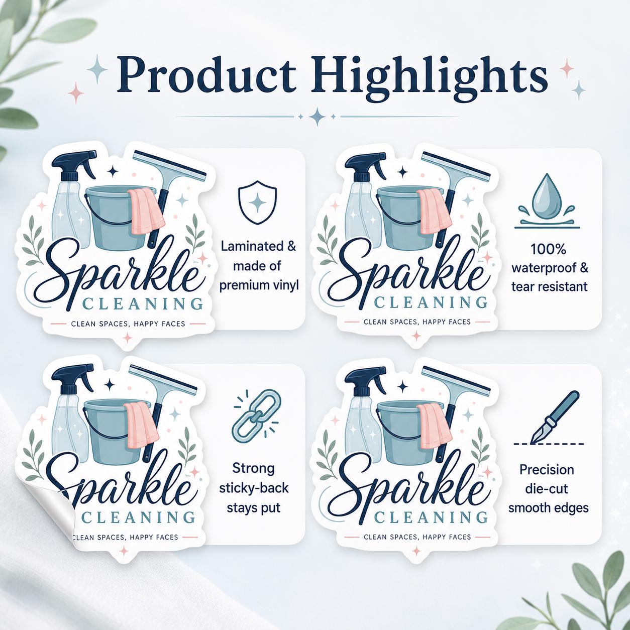 Custom Logo Stickers for Business, Personalized Business Stickers, Die Cut Logo Stickers, Custom Brand Stickers, Small Business Stickers
