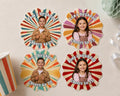 Personalized Birthday Stickers with Photo, Custom Birthday Stickers, Retro Party Favor Labels, Cup Stickers, Custom Photo Stickers