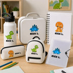 3D Embossed Name Label Stickers, Personalized UV DTF Name Stickers, Waterproof School Labels, Kids Water Bottle & Lunch Box Labels