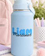 3D Embossed Name Label Stickers, Personalized UV DTF Name Stickers, Waterproof School Labels, Custom Kids Name Decals, Lunch Box Labels