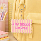 Backpack Name Tag, Personalized Name Keychain, Custom Acrylic Keychain, Kids Backpack Charm, Custom Name Tag, School Bag Tag