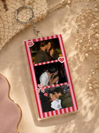 Personalized Photo Keychain, Custom Picture Keychain, 3 Photo Acrylic Keychain, Couple Gift, Best Friend Gift, Custom Photo Gift