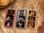 Personalized Photo Keychain, Custom Picture Keychain, 3 Photo Acrylic Keychain, Couple Gift, Best Friend Gift, Custom Photo Gift