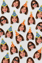 Custom Face Confetti, Personalized Photo Confetti, Birthday Party Decor, Custom Face Cutouts, Funny Party Table Confetti