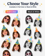 Custom Face Confetti, Personalized Photo Confetti, Birthday Party Decor, Custom Face Cutouts, Funny Party Table Confetti