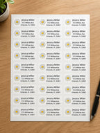 Personalized Return Address Labels, Custom Address Stickers, Mailing Labels for Envelopes, Custom Name Address Labels, 27 Stickers