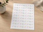 Personalized Return Address Labels, Custom Floral Address Stickers, Envelope Labels, Wedding & Thank You Mail, 27 Per Sheet