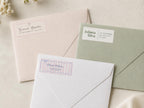 Personalized Return Address Labels, Custom Floral Address Stickers, Envelope Labels, Wedding & Thank You Mail, 27 Per Sheet
