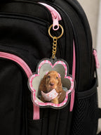 Custom Pet Photo Keychain, Personalized Acrylic Paw Keychain, Dog Mom Gift, Pet Memorial Gift, Photo Keychain, 2 or 3 Inch
