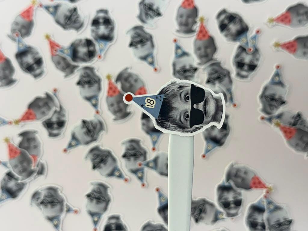 Custom Face Confetti, Personalized Photo Confetti, Birthday Party Decor, Custom Face Cutouts, Funny Party Table Confetti