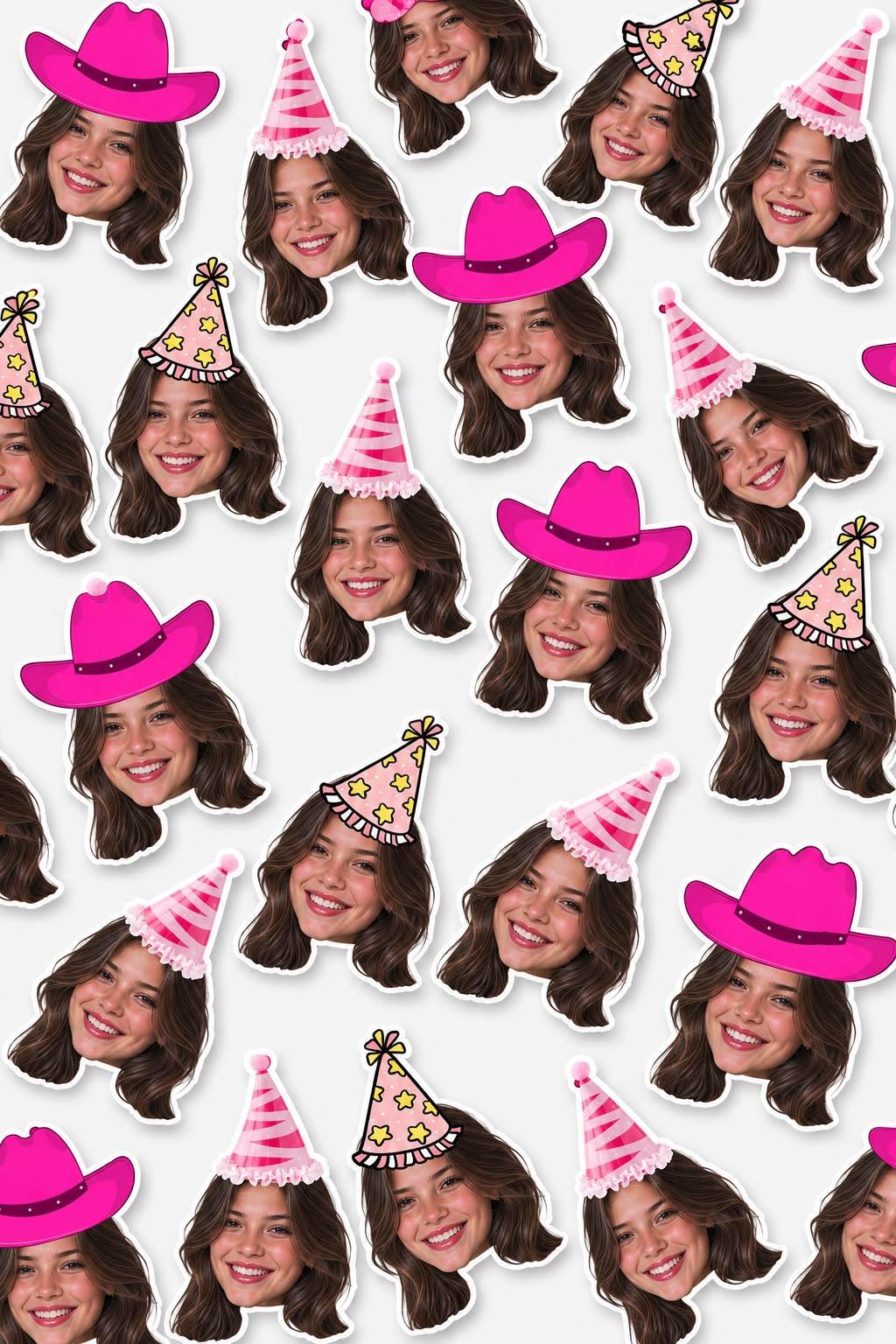 Custom Face Confetti, Personalized Photo Confetti, Birthday Party Decor, Custom Face Cutouts, Funny Party Table Confetti