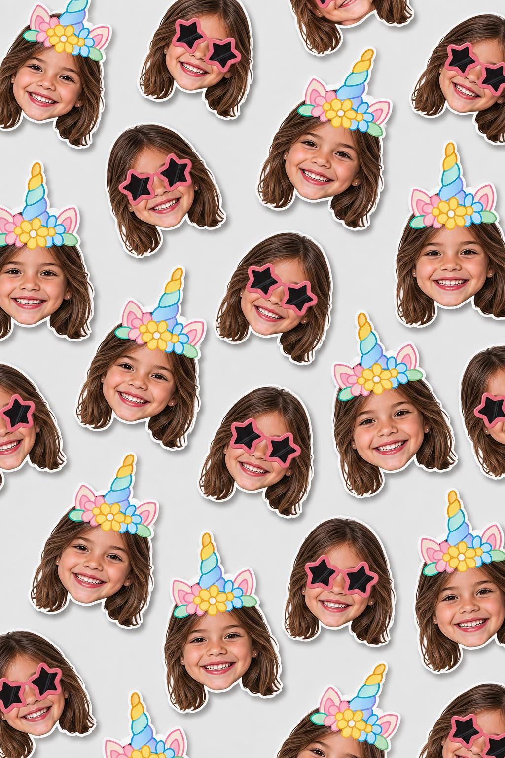 Custom Face Confetti, Personalized Photo Confetti, Birthday Party Decor, Custom Face Cutouts, Funny Party Table Confetti