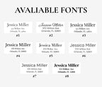 Personalized Return Address Labels, Custom Address Stickers, Mailing Labels for Envelopes, Custom Name Address Labels, 27 Stickers