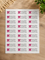 Personalized Return Address Labels, Custom Address Stickers, Mailing Labels for Envelopes, Custom Name Address Labels, 27 Stickers