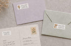 Personalized Return Address Labels, Custom Address Stickers, Mailing Labels for Envelopes, Custom Name Address Labels, 27 Stickers