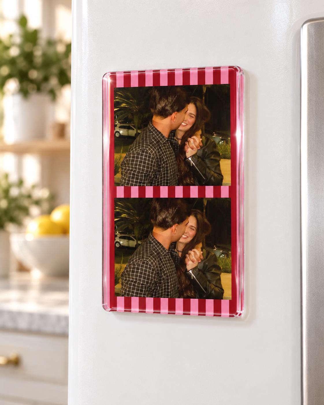 Custom Acrylic Photo Magnet, Personalized Fridge Magnet, Custom Picture Magnet, Family Photo Gift, Personalized Acrylic Magnet