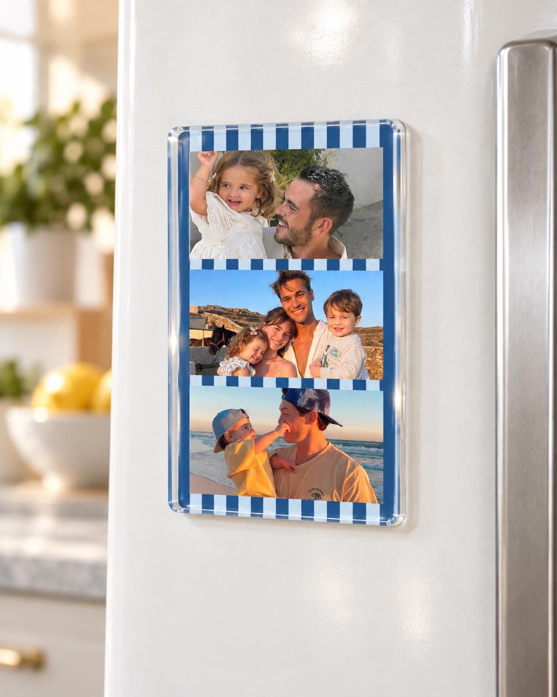 Custom Acrylic Photo Magnet, Personalized Fridge Magnet, Custom Picture Magnet, Family Photo Gift, Personalized Acrylic Magnet