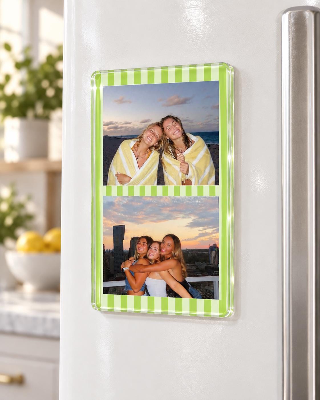 Custom Acrylic Photo Magnet, Personalized Fridge Magnet, Custom Picture Magnet, Family Photo Gift, Personalized Acrylic Magnet