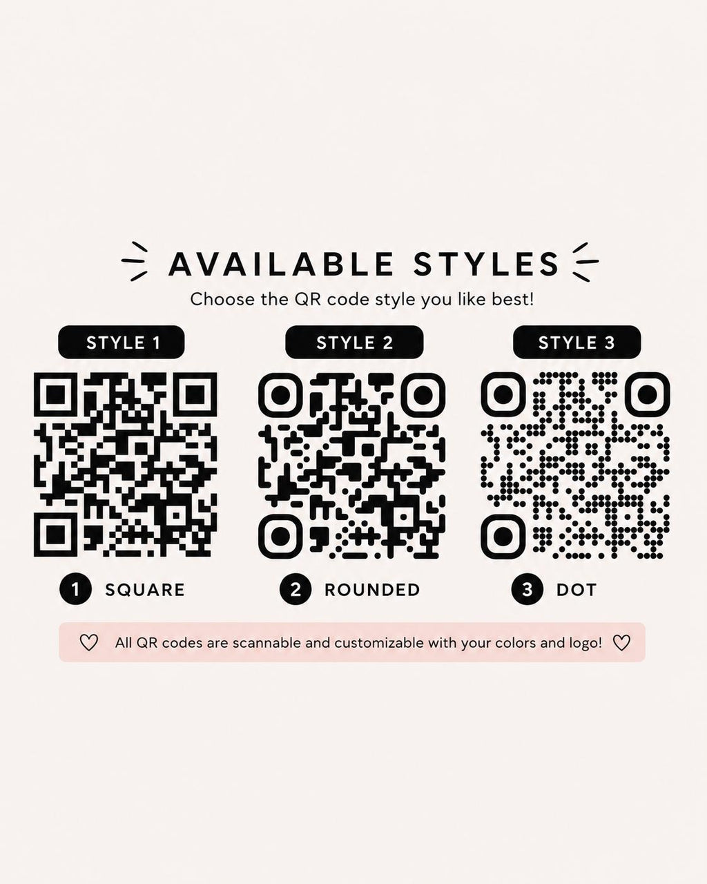 Custom QR Code Sticker, Personalized Business QR Decal, Matte QR Code, Custom Colors, Logo or No Logo, Scan Me, 2–15 Inch