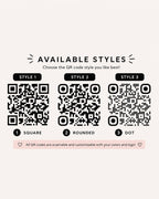 Custom QR Code Sticker, Personalized Business QR Decal, Matte QR Code, Custom Colors, Logo or No Logo, Scan Me, 2–15 Inch
