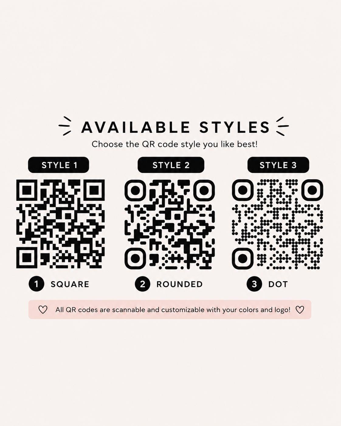 Custom Logo QR Code Sticker, Business QR Code Decal, Personalized Company Logo Sticker, Custom QR Decal, Matte Business Sticker