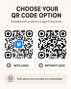 Custom QR Code Sticker, Personalized Business QR Decal, Matte QR Code, Custom Colors, Logo or No Logo, Scan Me, 2–15 Inch