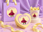 Custom Birthday Photo Stickers, Personalized Birthday Stickers, Photo Party Labels, Custom Age Stickers, Birthday Favor Stickers