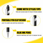 Personalized Laser Engraved Stylus Pens, Custom Logo Pens, Business Promotional Pens, Bulk Branded Company Pens, Client Gifts